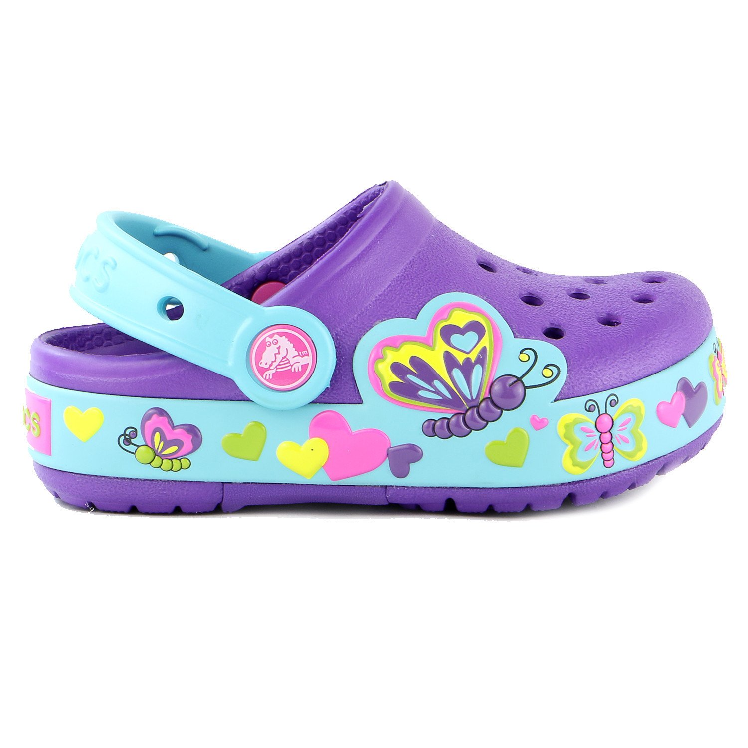 purple crocs